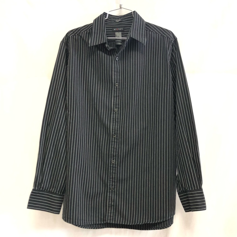 Axcess Modern Fit Pinstripe Shirt